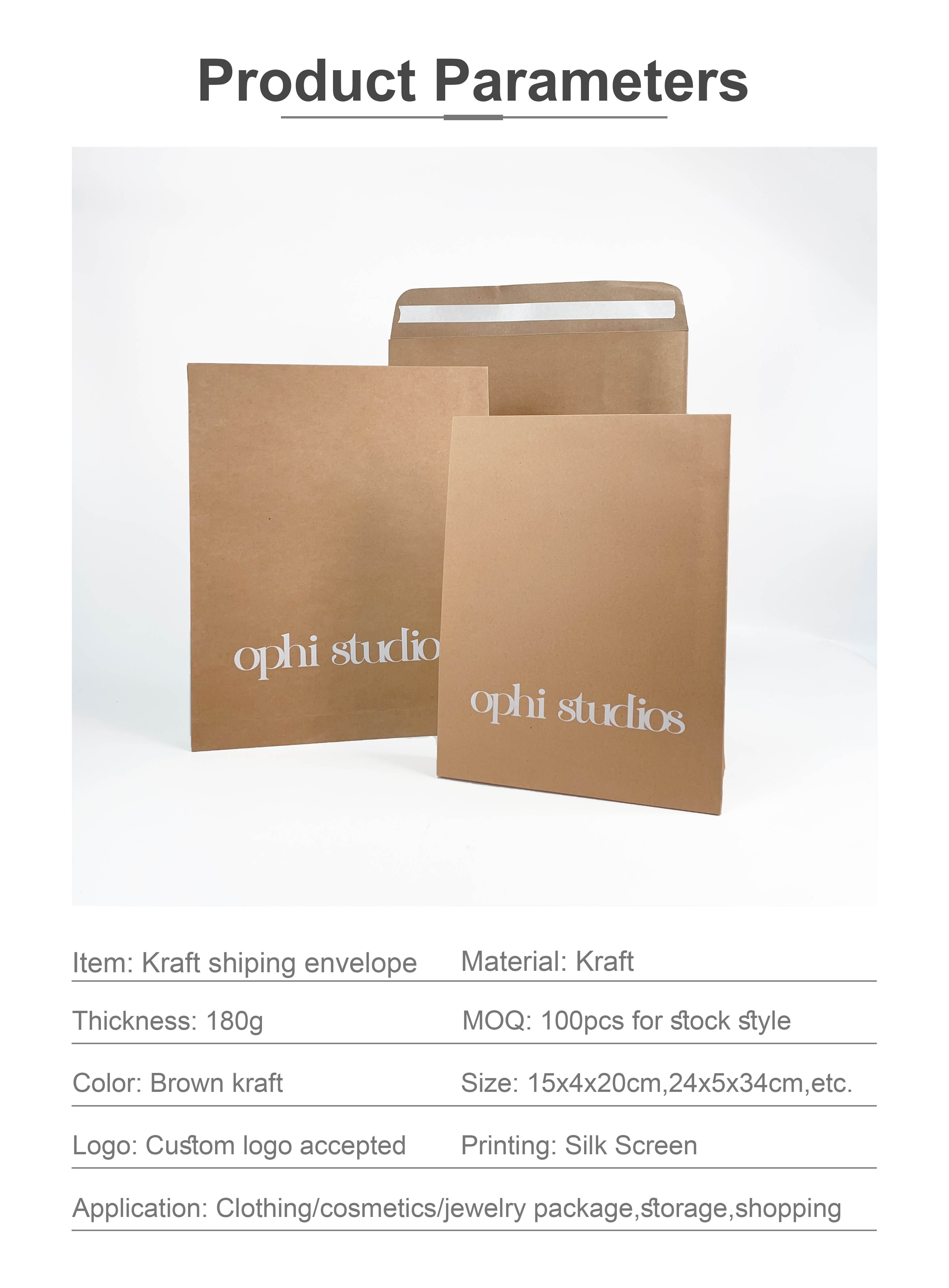 kraft shipping envelope