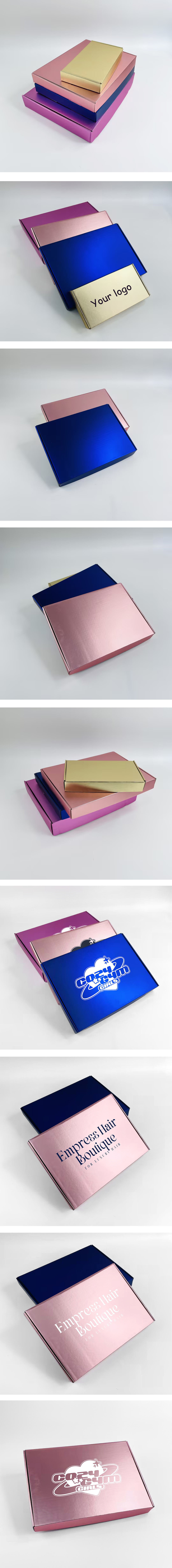 glossy paper box