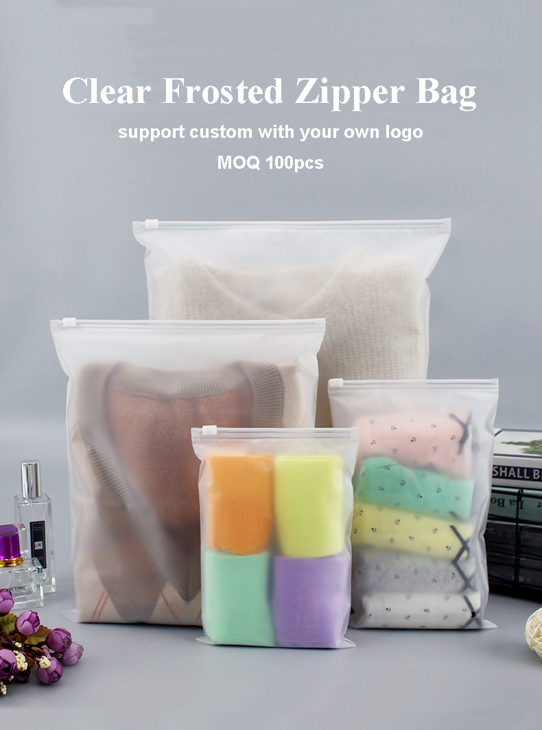 frosted zipper Bag